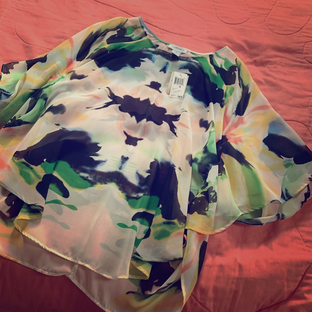 Carmen sheer shirt